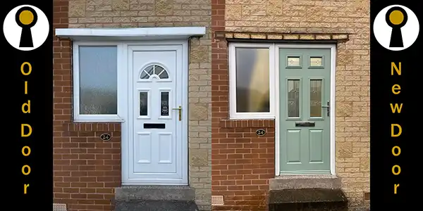 Composite door fitting Rossington